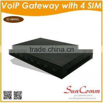 GSM VoIP Terminal SC-0895iG quad band with 4 port