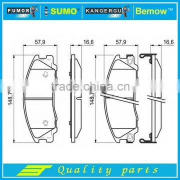 Auto Brake Pad 58101-H1A00 SP1097 FOR ELANTRA