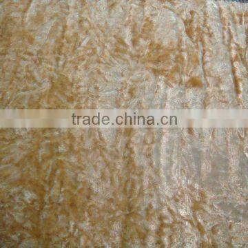 100% polyester shining velour fabric