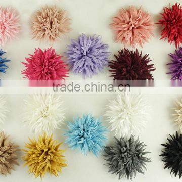 Artificial velvet flowers for hair accessories