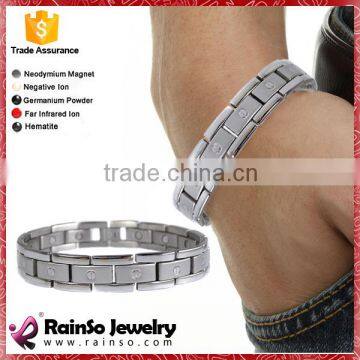 More style fashion energy stainless steel bracelet wholesale