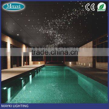 Sauna and salon room wall and pool wall decorative fiber optic light 150W waterproof illuminator