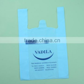 Customized printing logo non woven vest handle bag