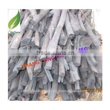 High calorific value stick strong hardwood charcoal for hookah shisha