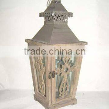 wholesale decorative metal & wood lanterns(XY10901)