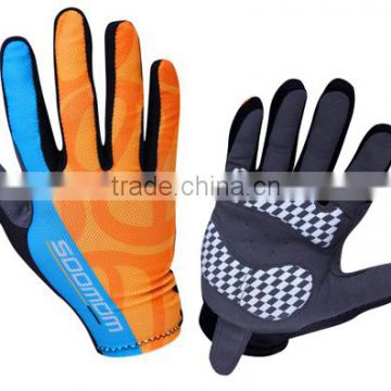 UV-protect Cycling Full Finger Gloves, Breathable Cycling Gloves