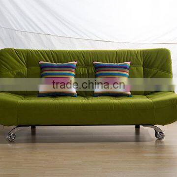 Factory Direct Selling Green Color Folding Sofa Bed With Good Design photo-2