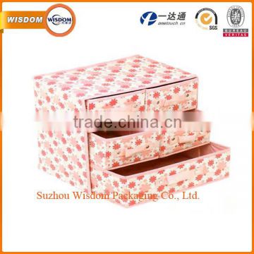 Wholesale custom non woven foldable drawer storage box for home storage