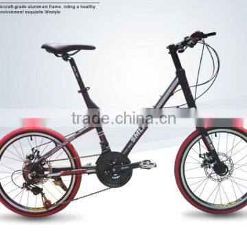 16" Inch Alloy Rim Aluminum Alloy Soomth Welding Frame Ladies Folding Disc Brake Road Bike With Multale Color photo-6