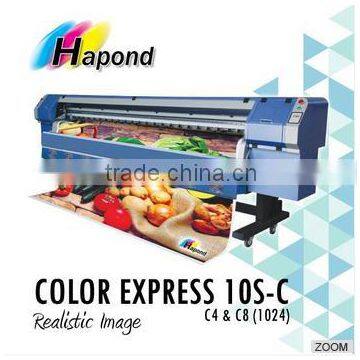 COLOR EXPRESS 10S-C Konica 1024 Printhead 3.2m Wide Format Inkjet Printer