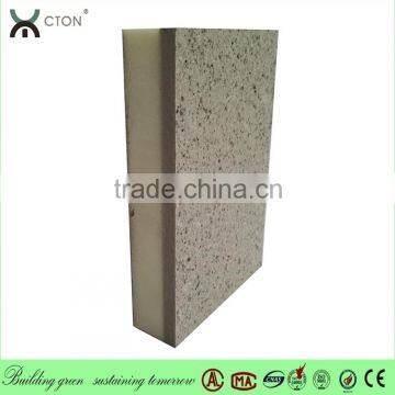 External thermal insulation and finishing system(EIFS system) with real stone painting sandwich panel