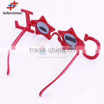 No.1 Yiwu Exporting Commission Agent Wanted Cool Letter Shaped Colorful Party Eyewear photo-2