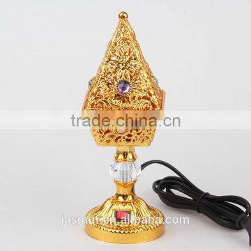 2016 New 2016 new hot sale in Dubai the Middle East The british plug the glory gold Magents attract iron Electric Incense Burner