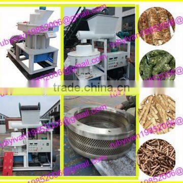 2015 verticial ring die automatic lubricating system 55kw 405mm matrix wood pellet