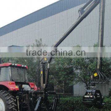 Tractor PTO driven Crane for timber