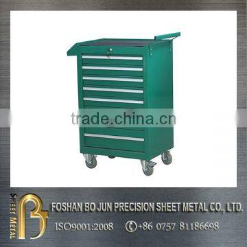 OEM Custom Green Powder Coated Cart With Drawers