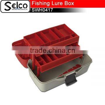 SWH0417 35.5*20*19cm China Top quality plastic fishing tackle box