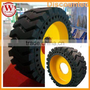with wheel rim 26.5-25 solid backhoe loader tires