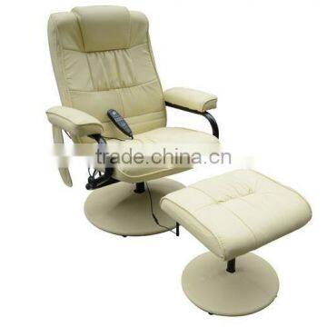 Reclining Massage Chair with Footstool