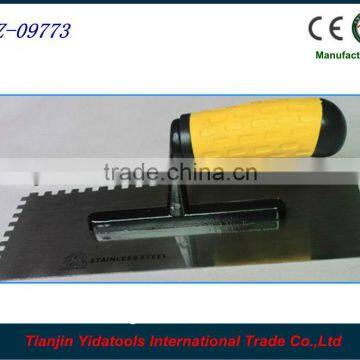 Rubber plastic handle plastering trowels