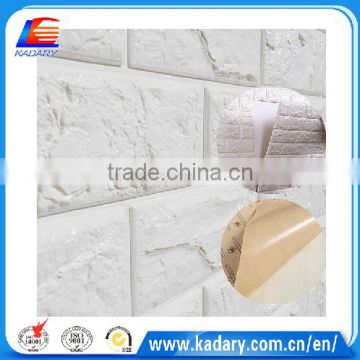 Factory direct sale decorative brick wall panel pe brick foam board diy 3d soft wallpaper