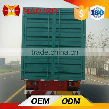 Tri-axle Dual Wheel Van Type Strong Utility Box Trailer photo-5