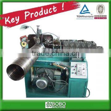 Galvanized spiral corrugated Post-tension pipe making machine