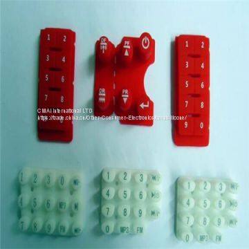 High Quality Silicon Rubber Buttons,Custom Electronic Silicone Button