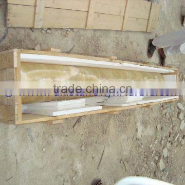 UNIQUE HONEY ONYX PILLARS COLUMNS CARVED photo-3