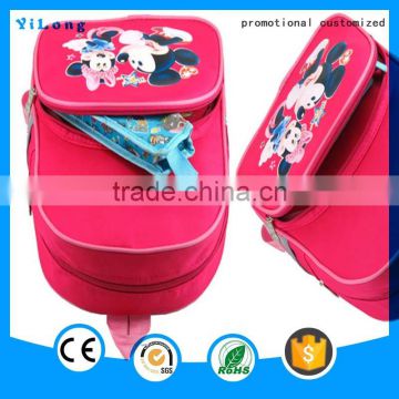 Fashion Children School Bag Waterproof Backpack Kids Fabric cartoon durable adjustable school backpack