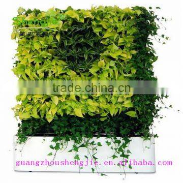 SJLJ013400 Artifcial Grass Wall Decorative Plastic Garden Hedge With Pot photo-3