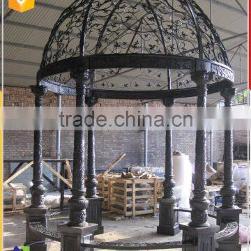 Antique round garden ornamental cast iron garden gazebo NTIG-302A