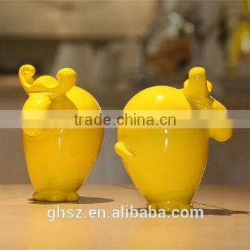 Customized Schleich Animals Mini Yellow Cute Cow Figure photo-3