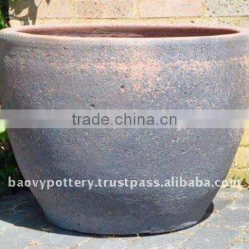 sandblast pot, sandblast planter