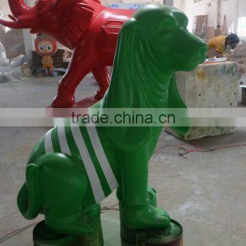 Fiberglass dog decoration