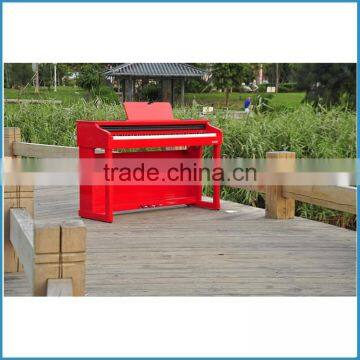 Glossy Red Color Pure Piano Tone 88 Key Hammer Action Keyboard Electric Piano photo-3