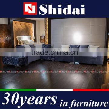 New Model Blue Color Big Corner Sofa Sectional G1105-RE photo-3