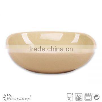 White Color Glazed Square Shape Bowl for Promotion photo-3