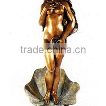 China Bronze Skulpturen Metal Crafts Garden Decoration Bronze Femme Fontaine photo-3