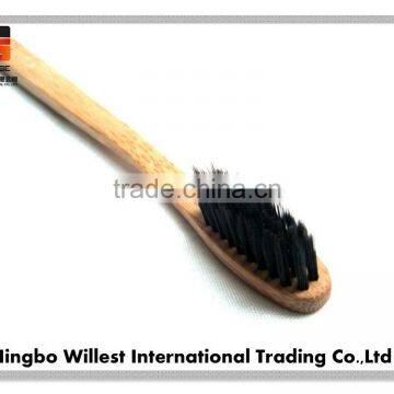 Square Shape Bamboo Wooden Handle Hotel Toothbrush photo-3