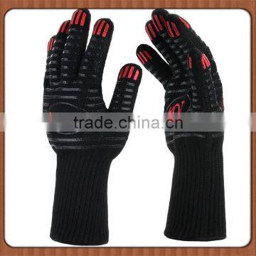 2017 Morewin 100% Cotton Lining Aramid Fiber BBQ Grilling Cooking Gloves Heat Resistant Gloves for Cooking, Grilling