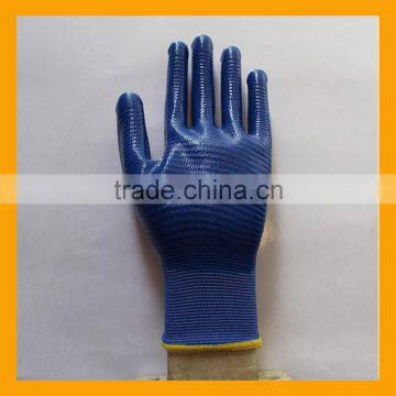 13Gauge Seamless U3 Polyester Yarn Knitted Gauntlet Nitrile Gloves photo-3