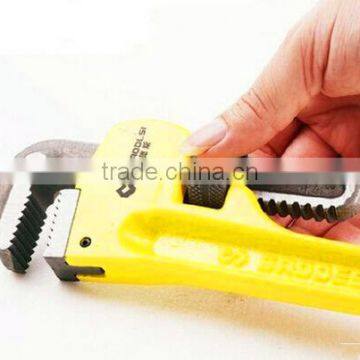 Heavy Duty Pipe Wrench With Sticky Plastic Handle photo-2