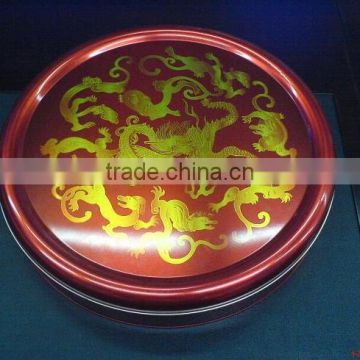 Big Round Mooncake Tin, Cake Box