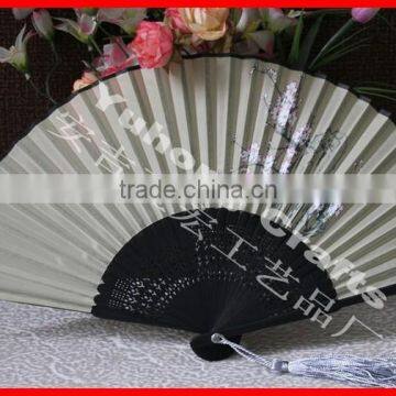 Anji Yuhong Factory Handmade Gift Crafts Fan photo-2