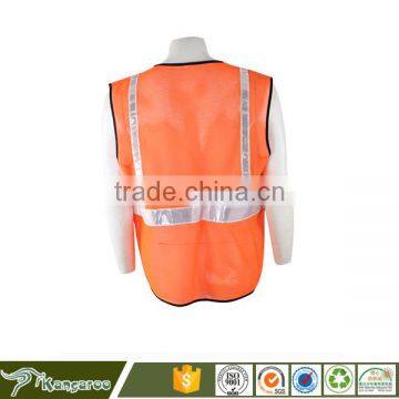 Polyester Fabric For Safety Vest With Reflective Tape photo-5