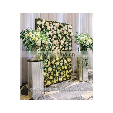 Selling as Hot Cake Artificial Flower Cloth Flower Wall for Wedding Decoration photo-3