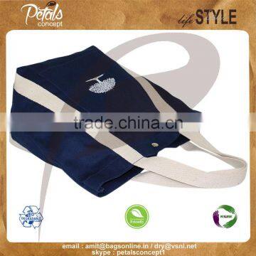 Quality 2017 Promotional Canvas Bag - Made in India by Petals Concept - Soft Web Handle & Logo for Branding photo-4