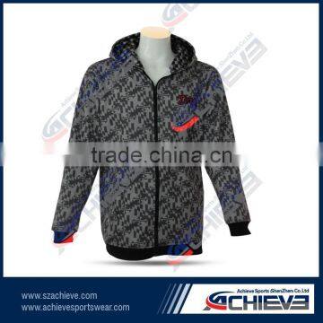 2015 Sublimation Men sportwear sport zipper stand collar hoody sweater jackets wholesale clothing sportswear