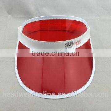 Custom Fashion Cheap Colorful PVC Sun Visor Hat photo-2